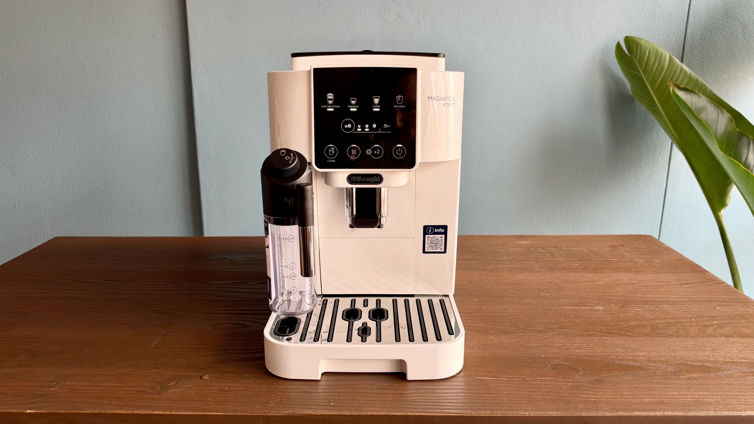 De'Longhi Magnifica Start on a kitchen table