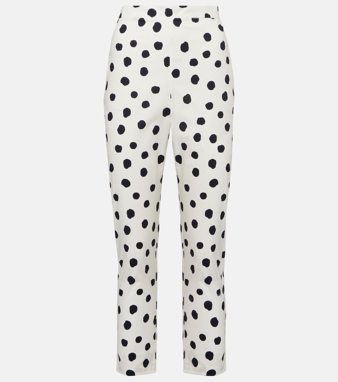 Cotton-Blend Capri Pants