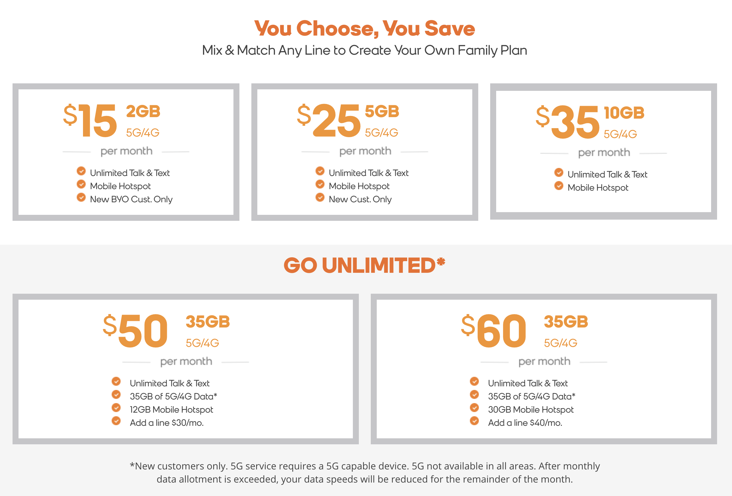Boost Mobile plans