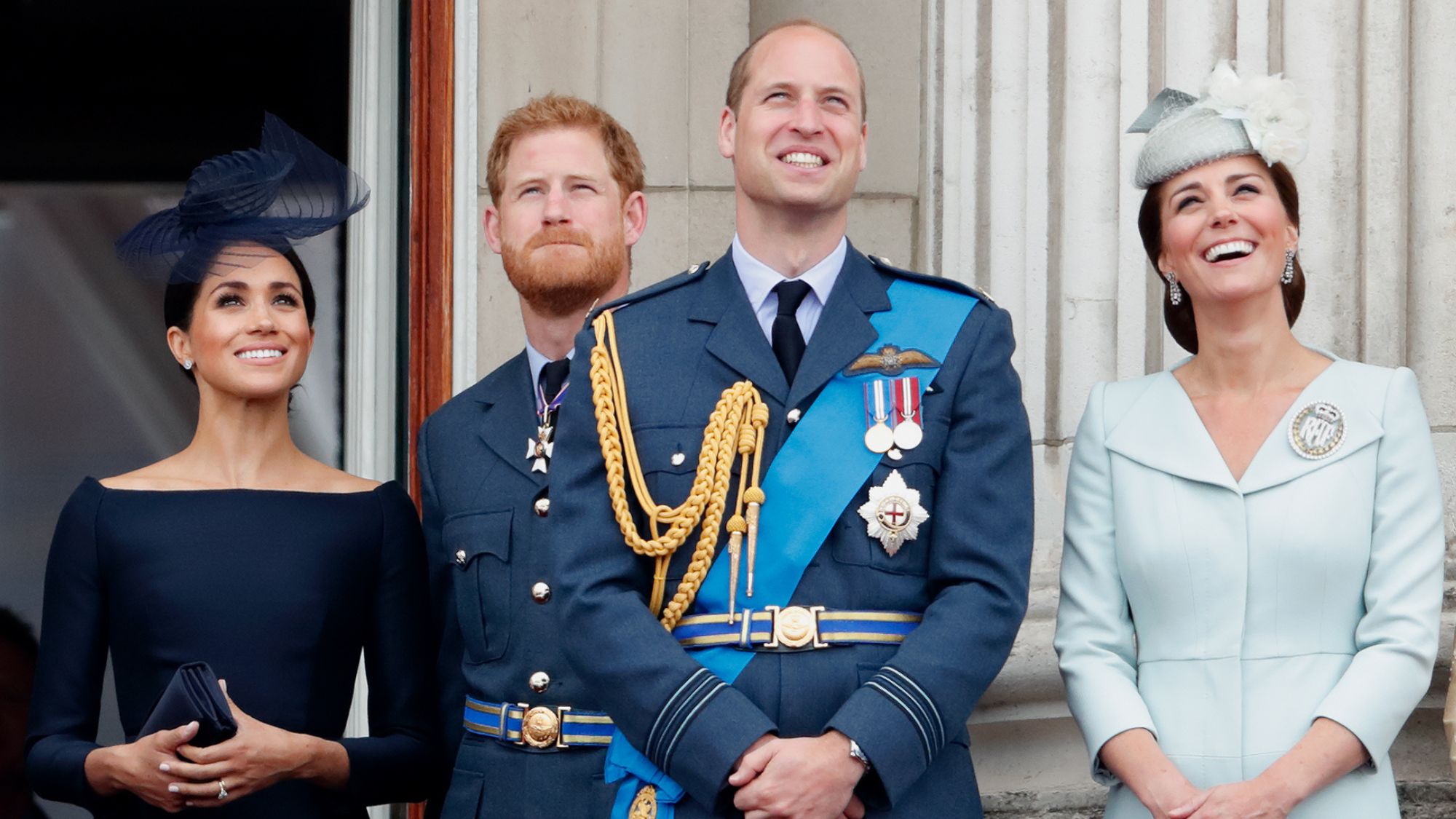 Members of the royal family mark the Centenary of the RAF