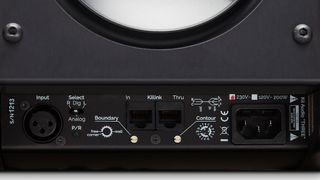 A toggle next to the XLR input enables you to switch between analogue and digital signals
