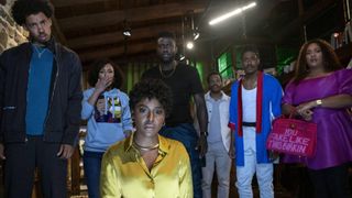 The main cast of "The Blackening"