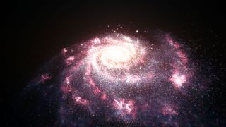 Starburst Galaxy Illustration