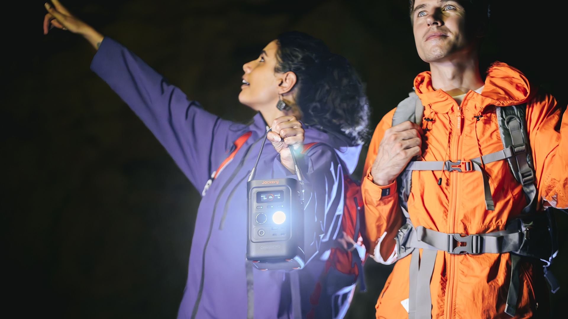 Jackery Explorer 300D in use