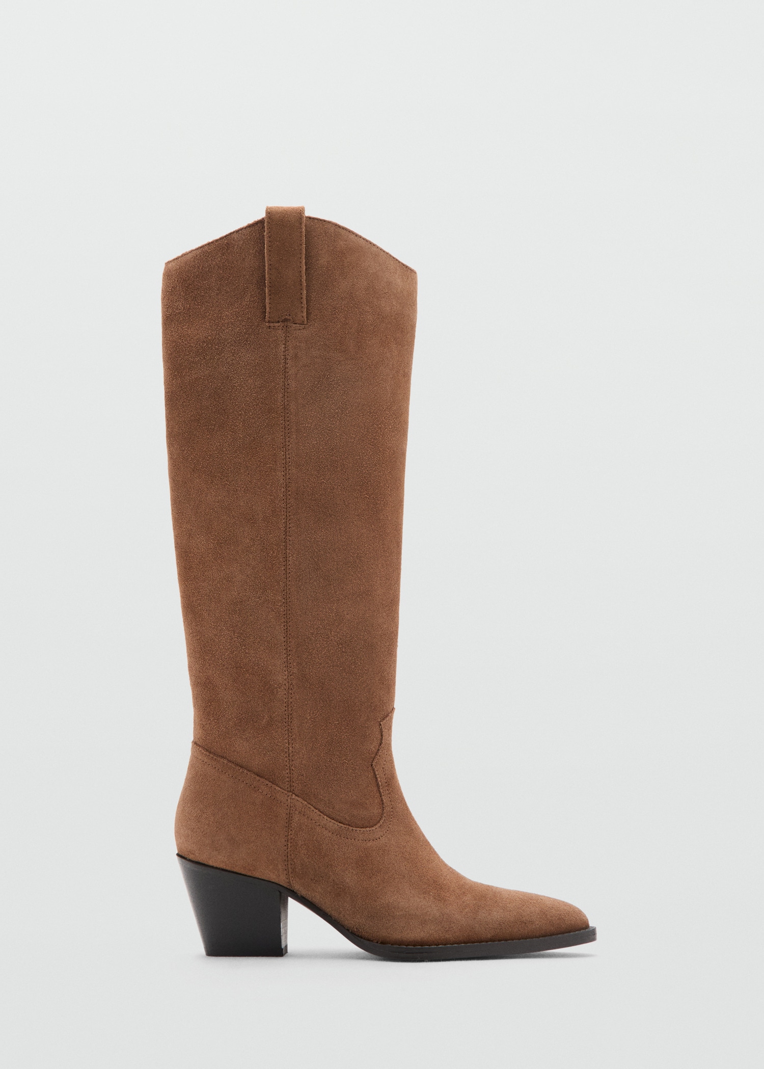 Heeled Leather Boots - Women | Mango Usa