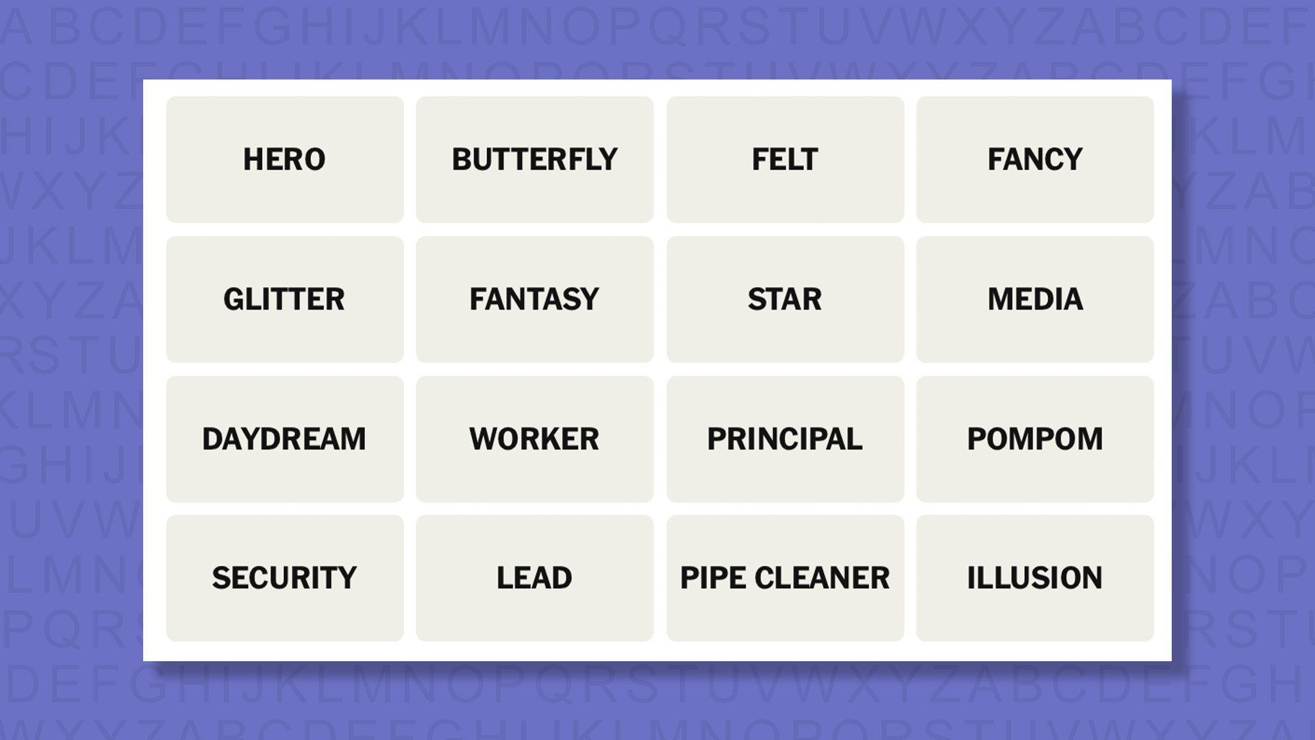 NYT Connections hints for game 921 on a purple background