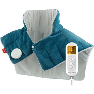 Heating pad for neck, shoulders and back.