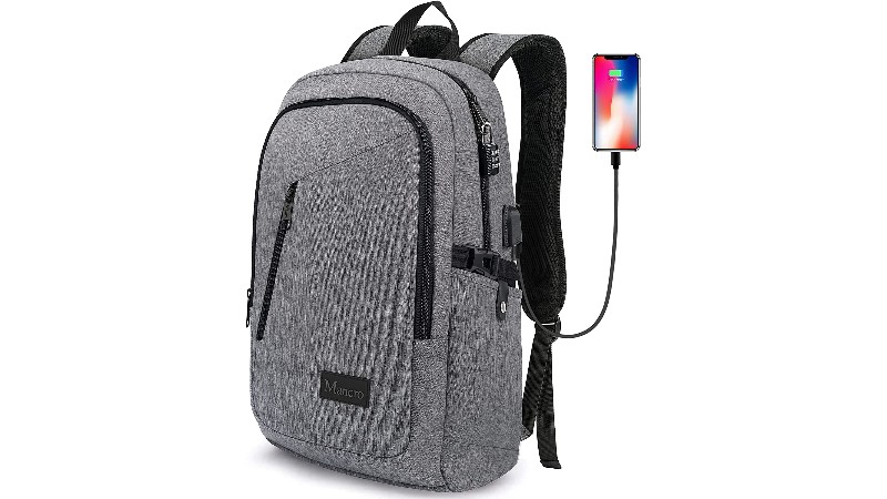 Mancro anti-theft travel computer bag