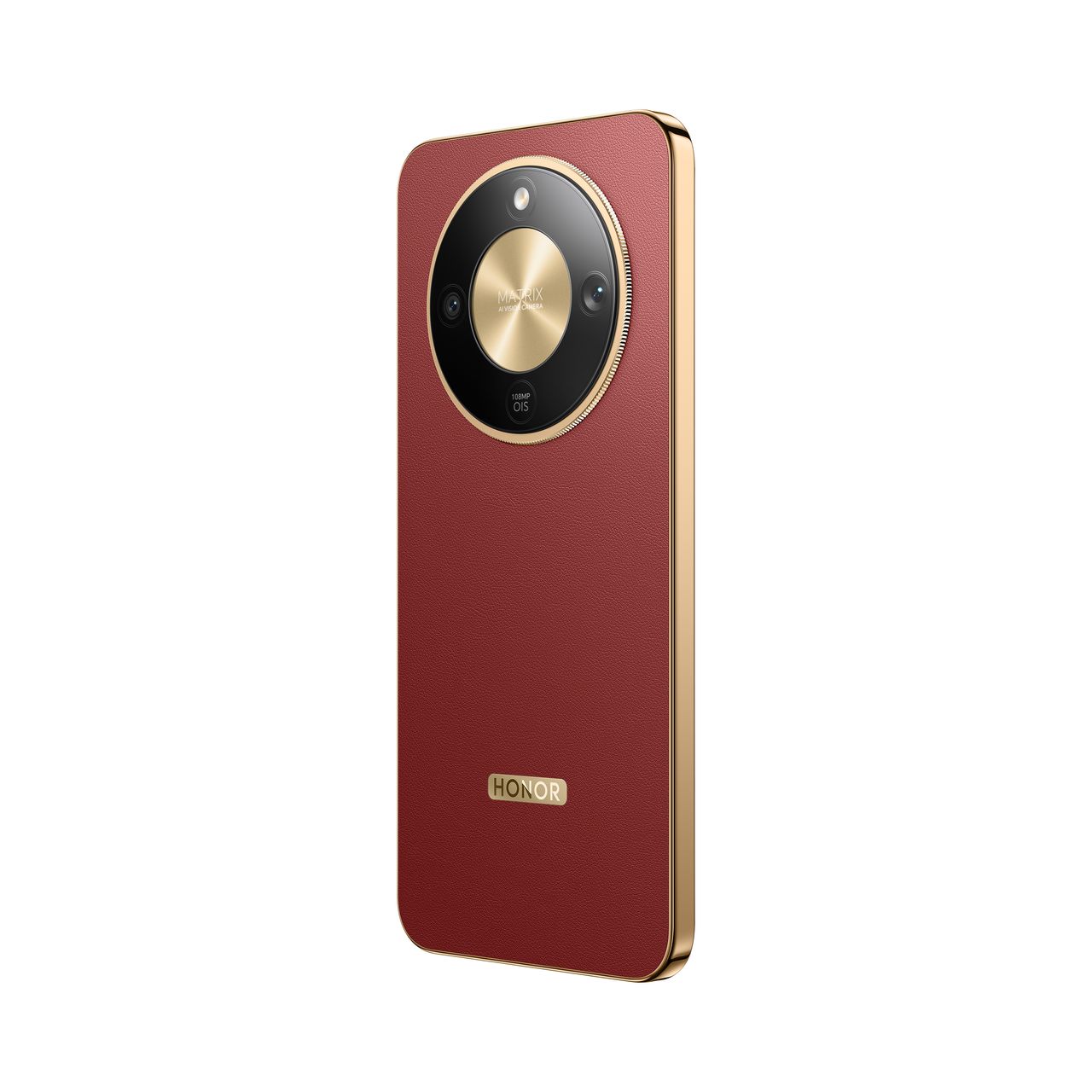 Honor Magic 8 Lite back panel in reddish brown