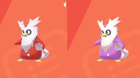 Pokemon Sword and Shield shiny Delibird