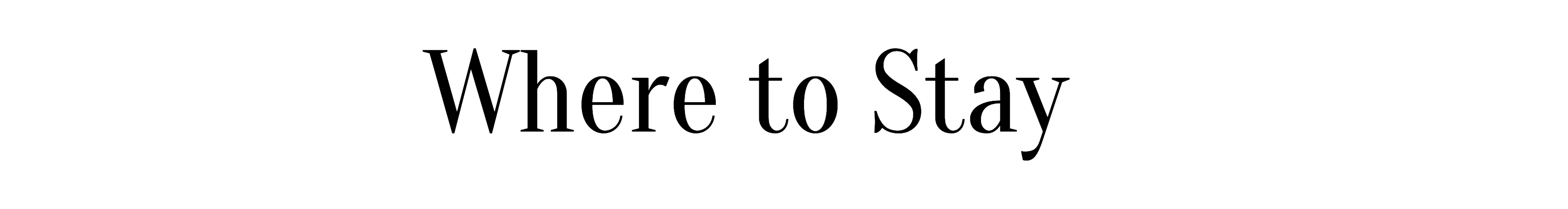 Where to