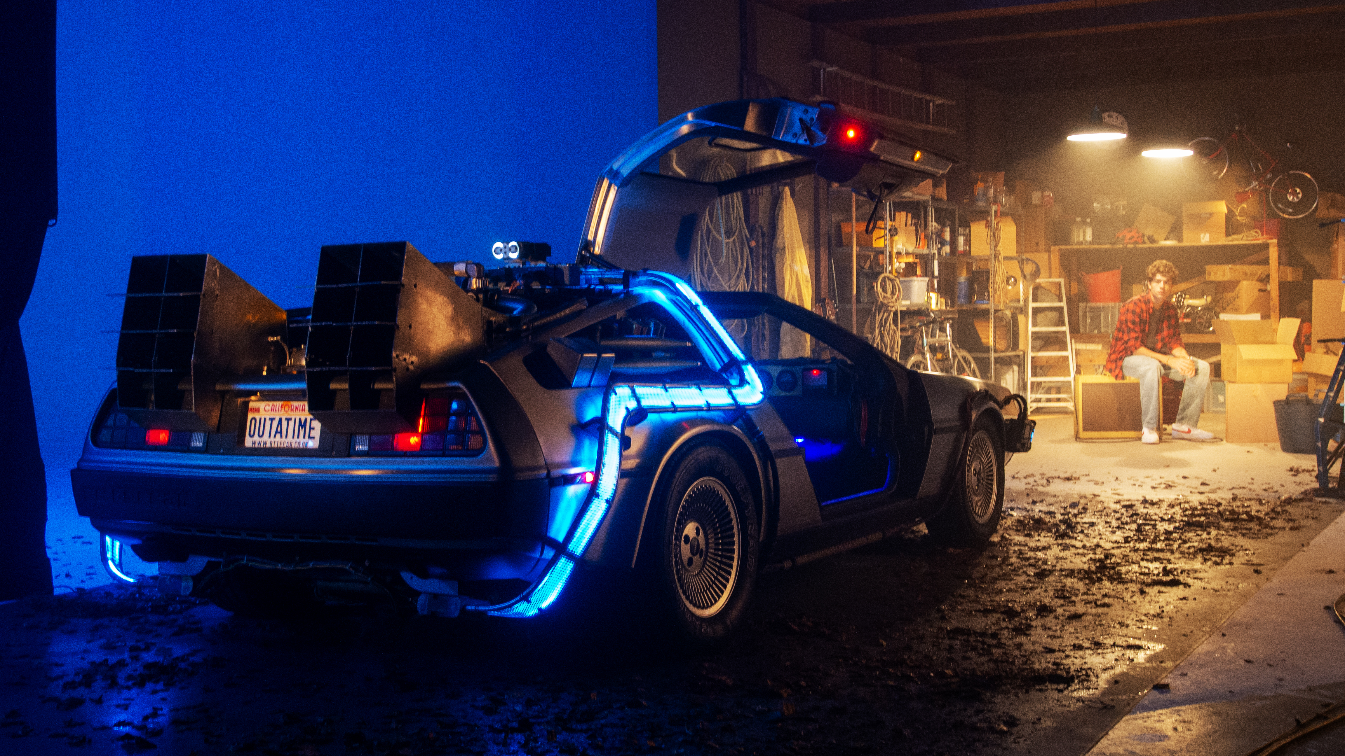 Scene from Back to the Future film