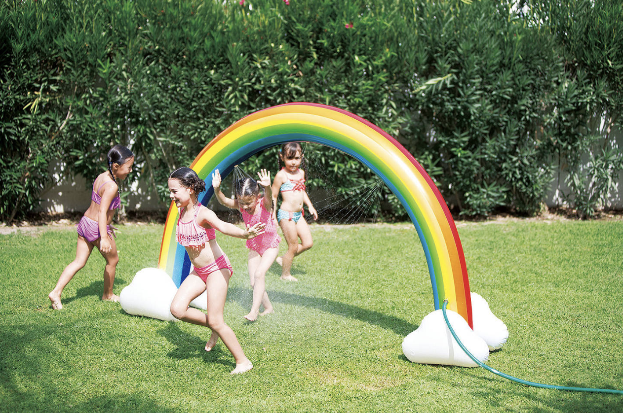 summer waves rainbow sprinkler