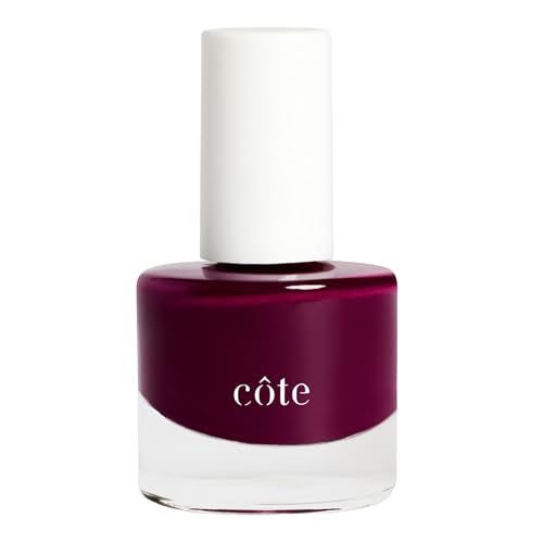 Cote Beauty&amp;rsquo;s Sangria, Plum Natural Nail Polish, Smooth &amp;amp; Cream Finish, Jewel-Tone, Long Lasting Nail Polish, Chip-Resistant, Vegan &amp;amp; Cruelty-Free, Made in Usa, Ideal for Every Occasion, 0.27 Fl Oz