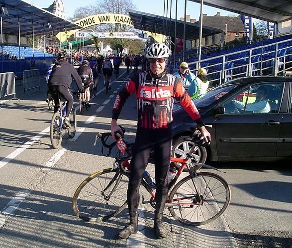 Jeff Jones at the finish