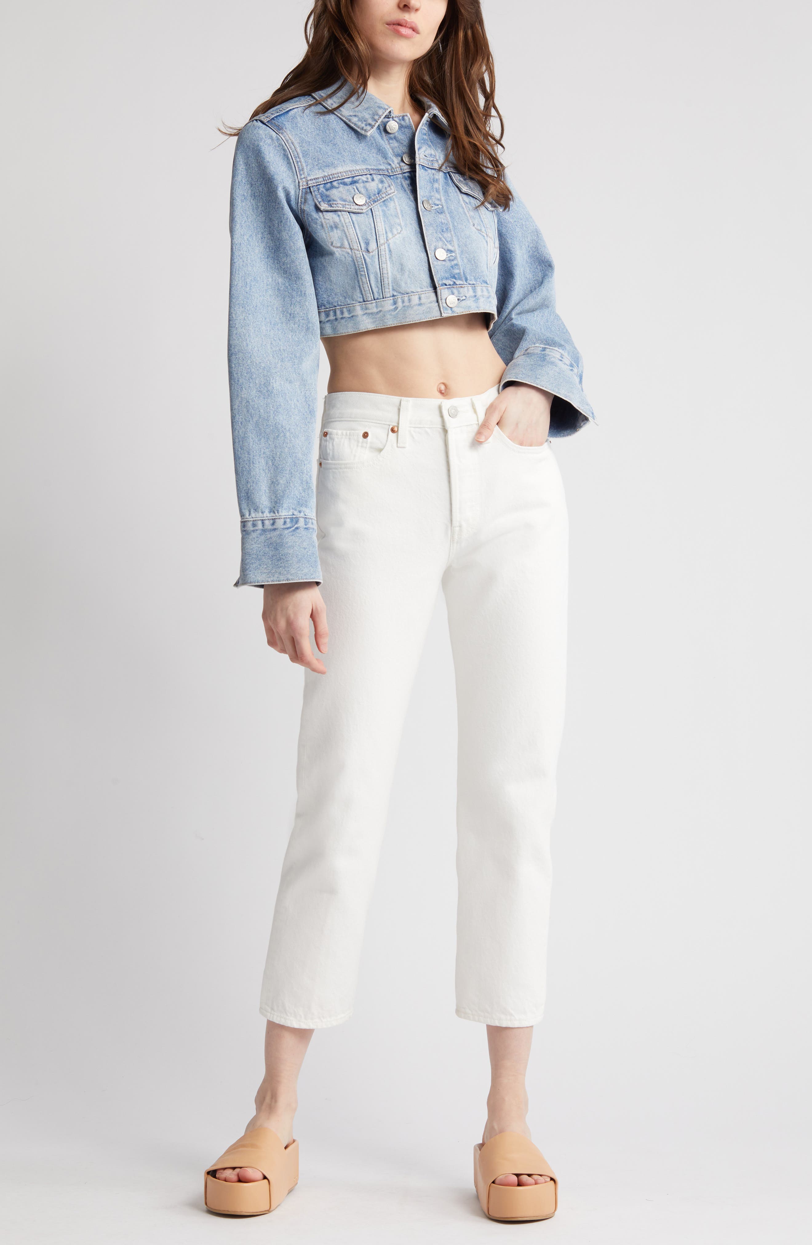 Wedgie High Waist Straight Jeans