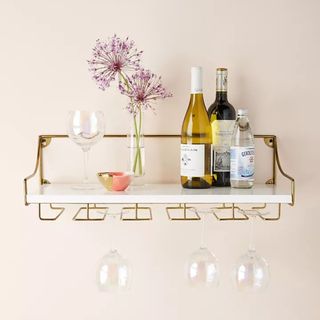 Mayfair Wall-Mounted Wine Glass Shelf