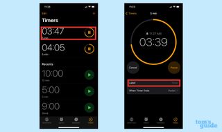 Label your timers in iOS 17