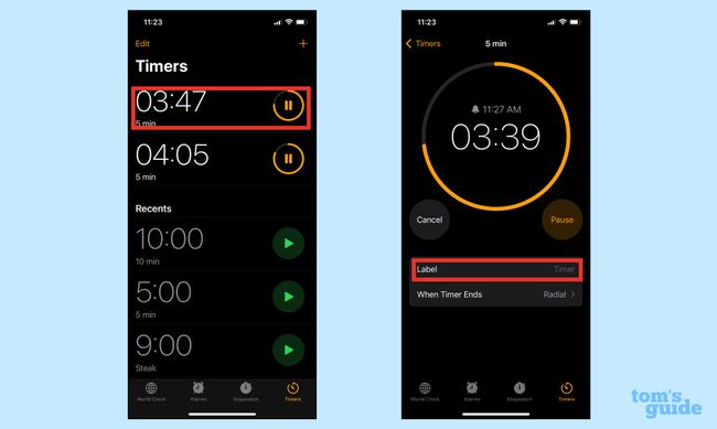 How to set up and manage multiple timers on your iPhone | Tom's Guide