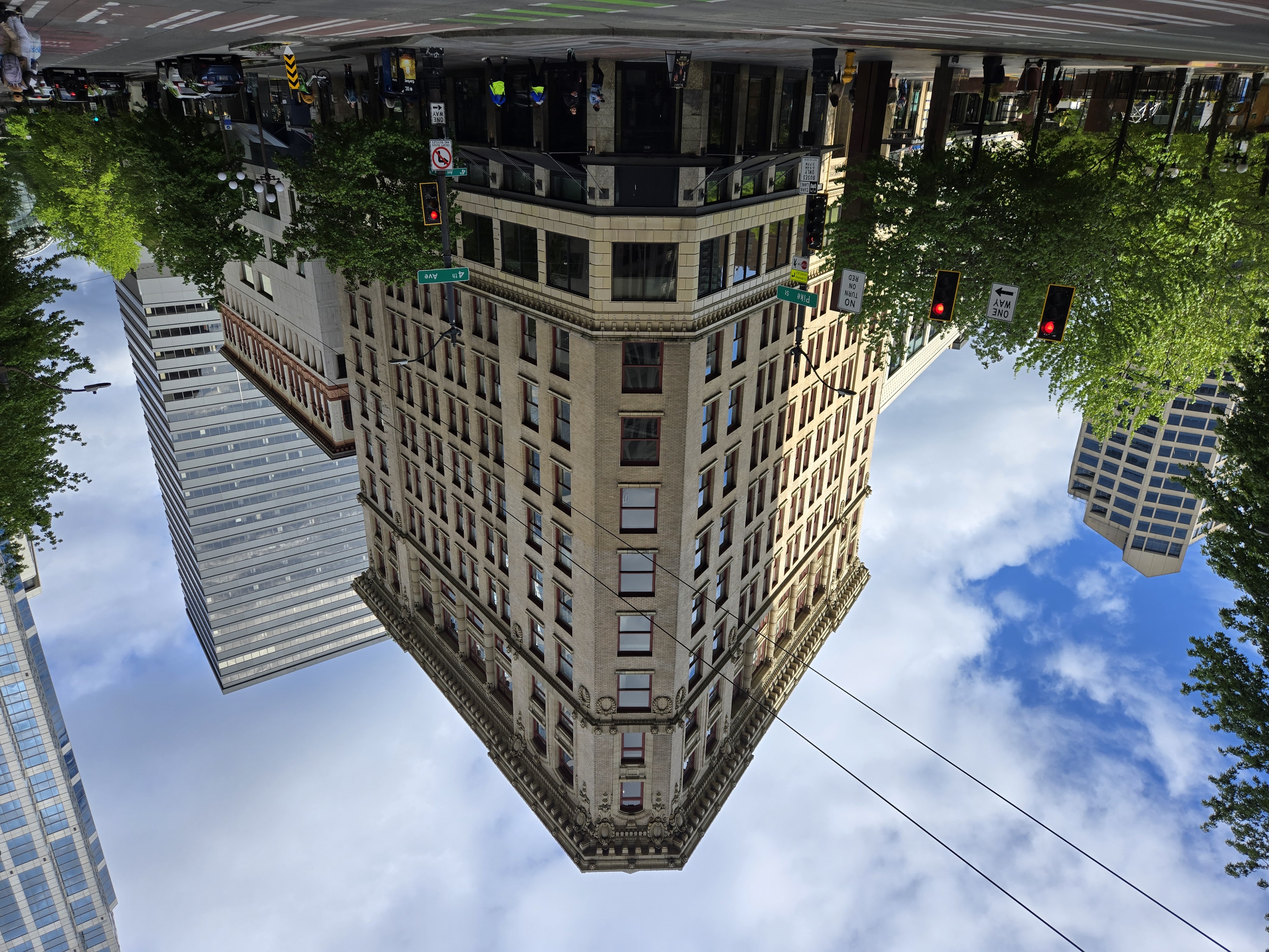A building during the day