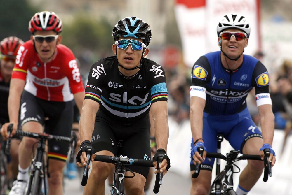 Michal Kwiatkowski comes home for second place
