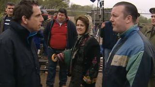 Ben Stiller and Ricky Gervais on Extras