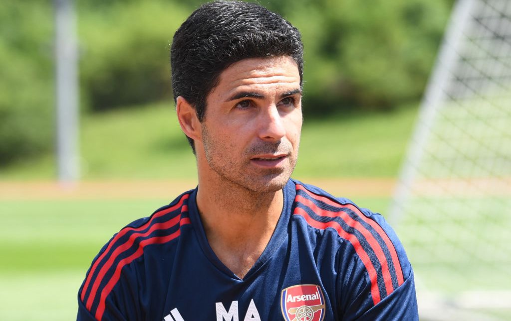 Arsenal manager Mikel Arteta during the Arsenal Training Session at Adidassler Sportplatz on July 05, 2022 in Herzogenaurach, Germany. 