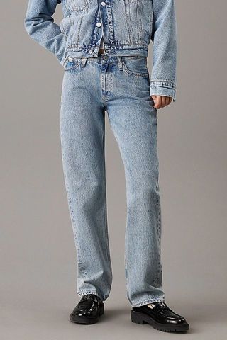 Calvin Klein Low Rise Straight Jeans