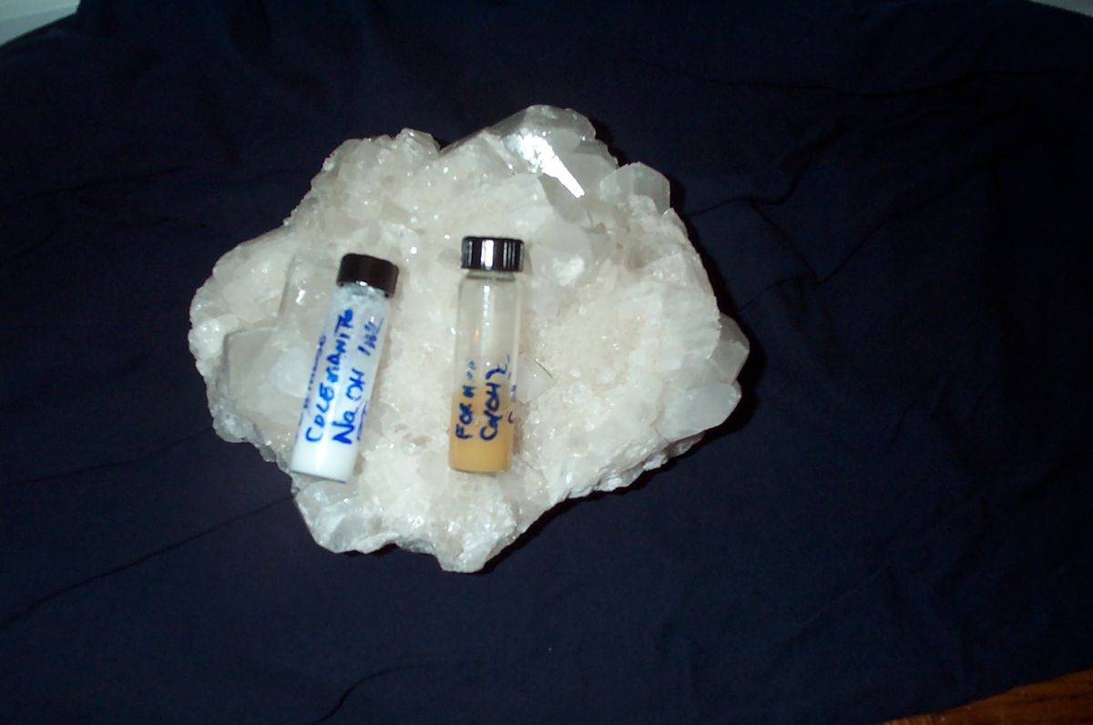 Borate minerals and the decomposition of ribose.