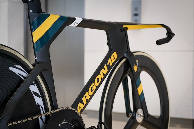 Cycling Australia unveil new Argon 18 Electron Pro track