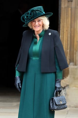 Queen Camilla at Easter service