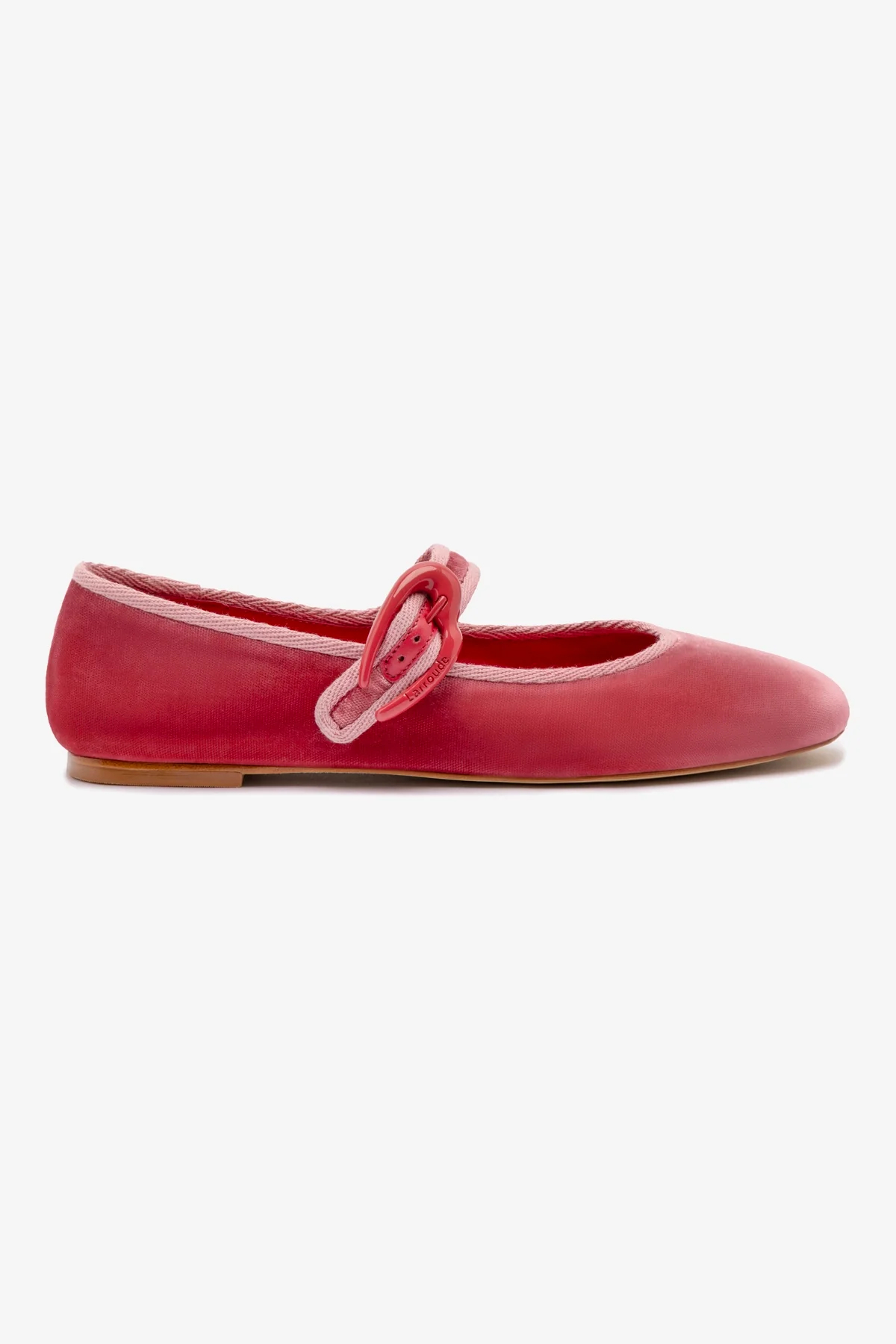 Larroudé Odette Pale Pink Ballet Flats
