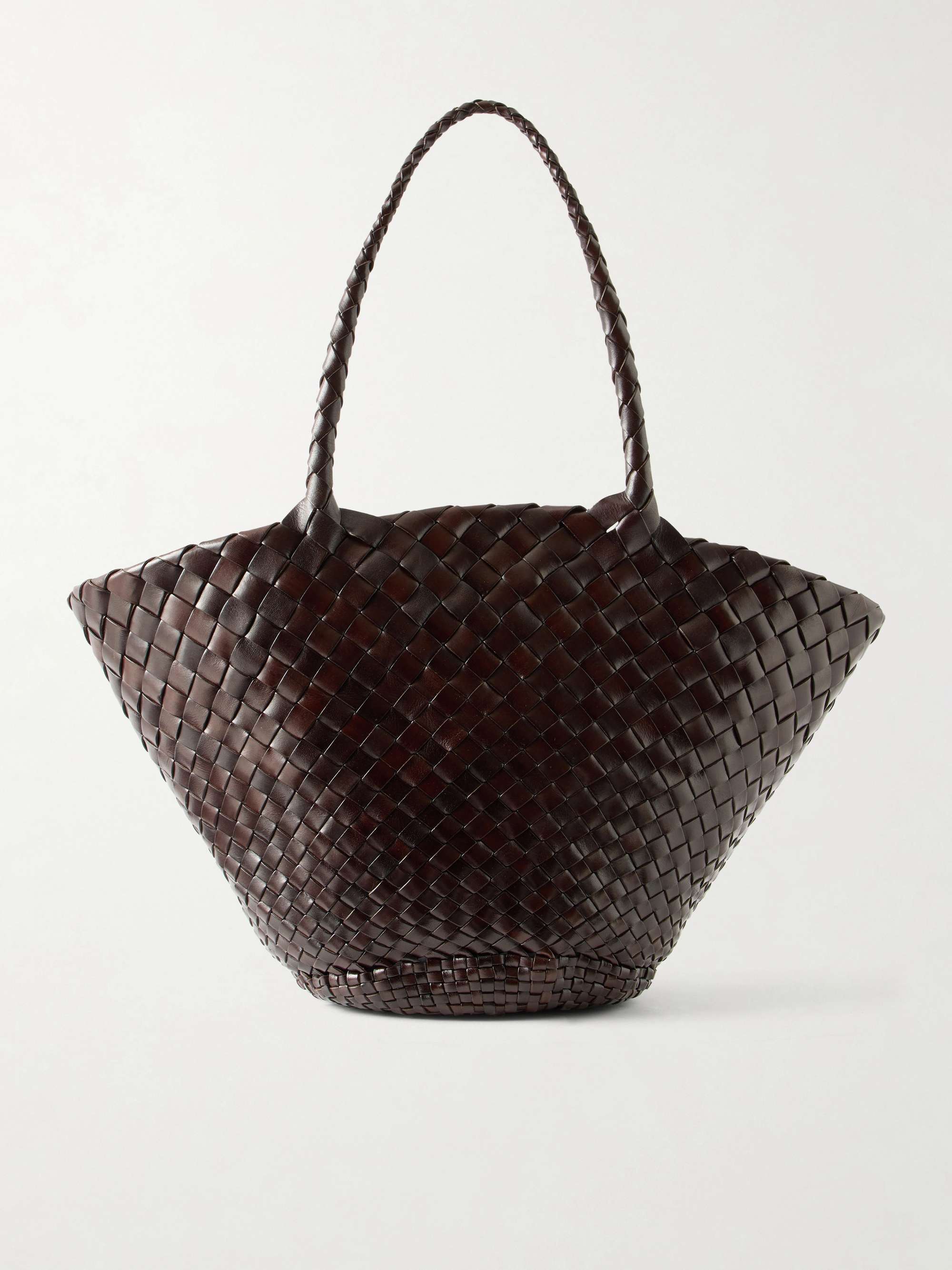 Egola Woven Leather Tote