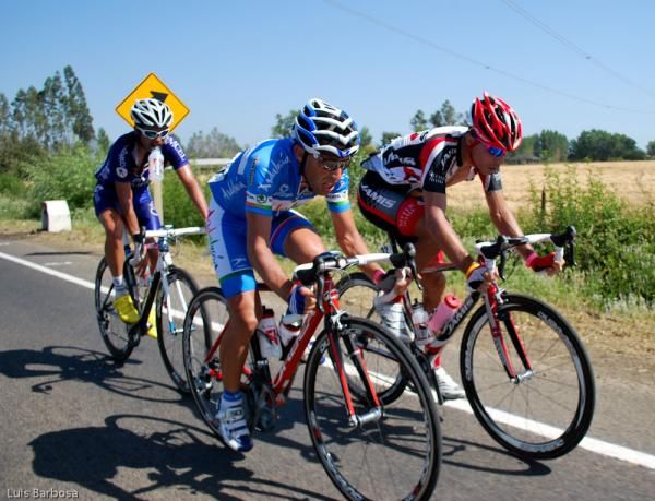 Racers during stage 8