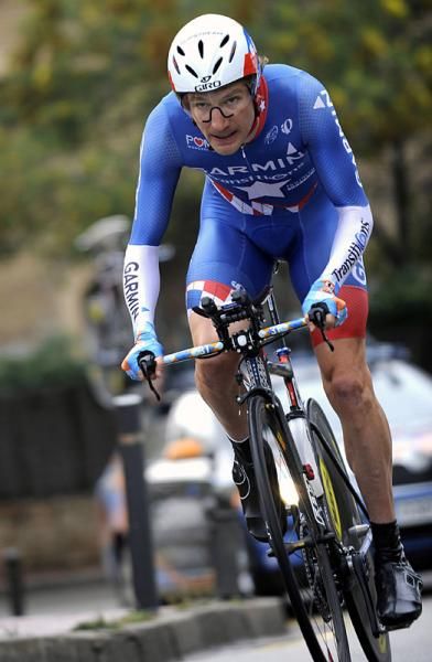 American time trial champion Dave Zabriskie (Garmin - Transitions).