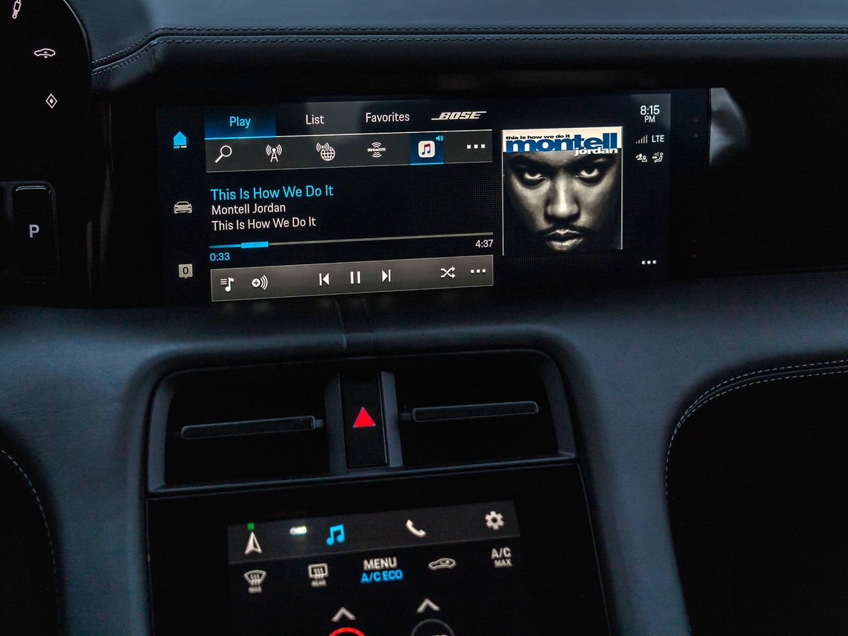 Taycan Apple Music Playback