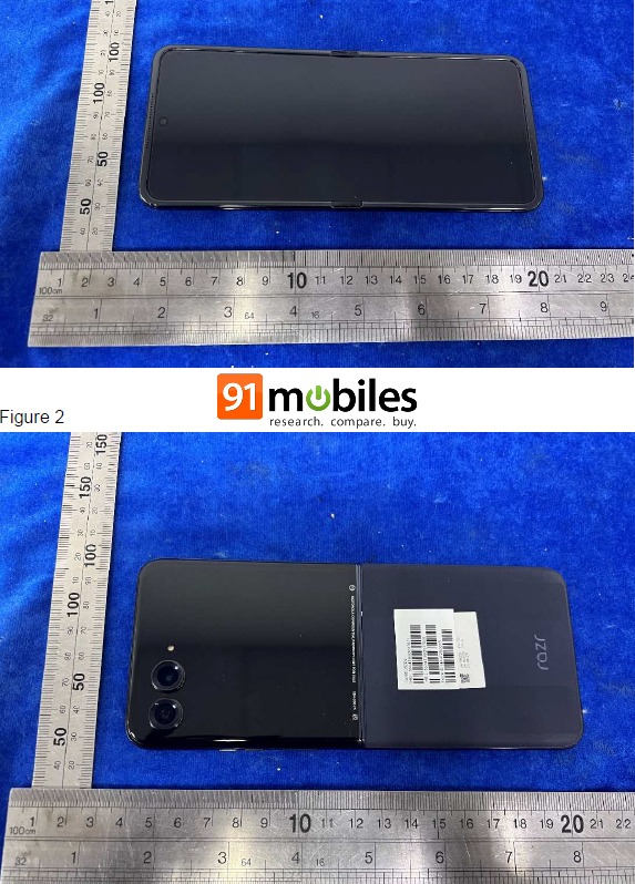 Leaked images of the Motorola Razr+ 2024