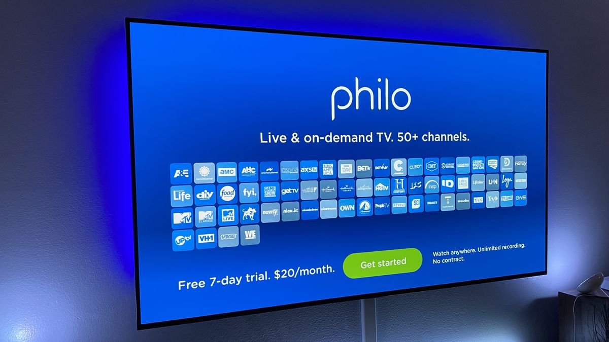 Philo app on Apple TV