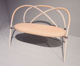 'Bow' bench by Lisa Hilland for Gemla