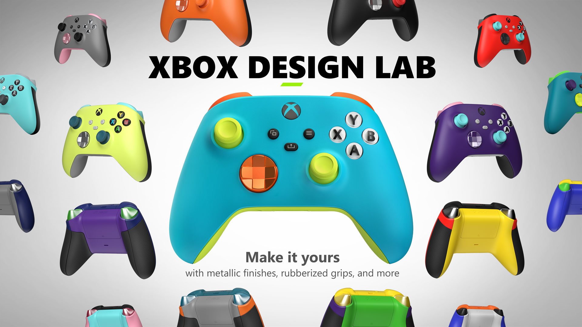 The Xbox Design Lab Adds Rubberized Grips Metal Accents New Colors