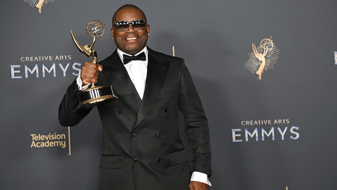 Tony Russell at the 2025 Creative Arts Emmy Awards held at Peacock Theater on September 07, 2025 in Los Angeles, California.