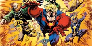 The Eternals charge into action (Marvel Comics)