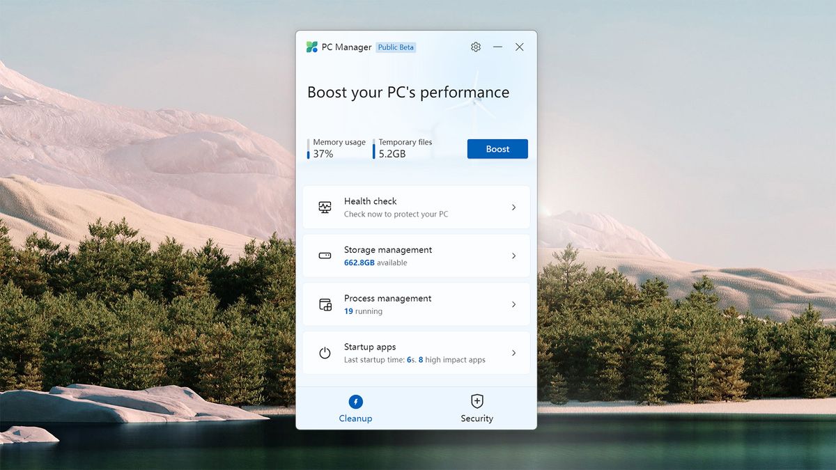 Microsoft PC Manager download the new for ios