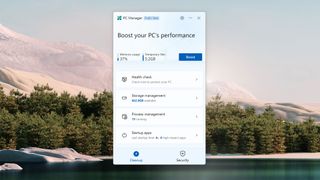 PC Manager beta for Windows 11