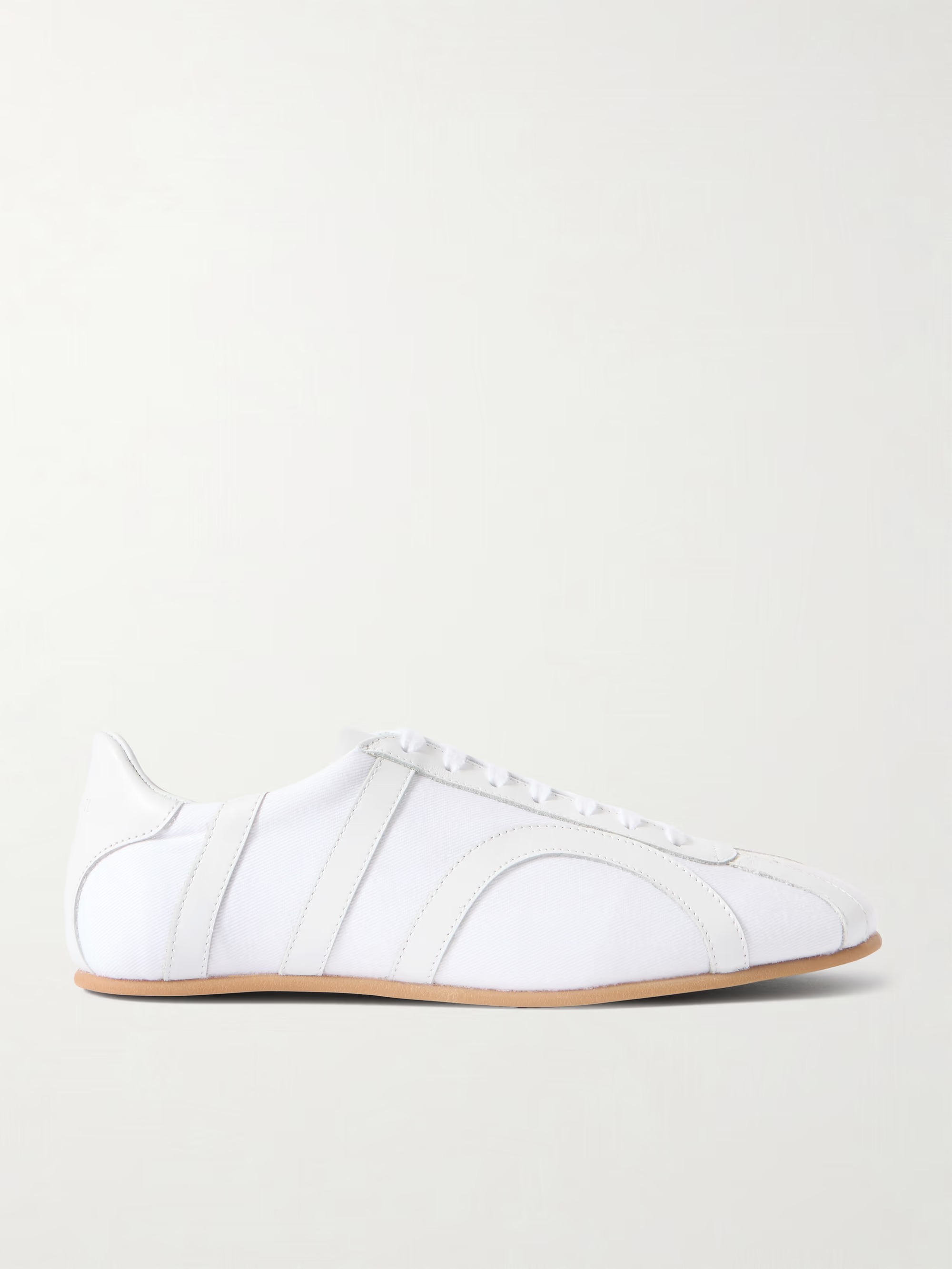 Toteme, Leather-Trimmed Sneakers