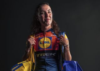 Shirin van Anrooij in the 2025 Lidl-Trek kit