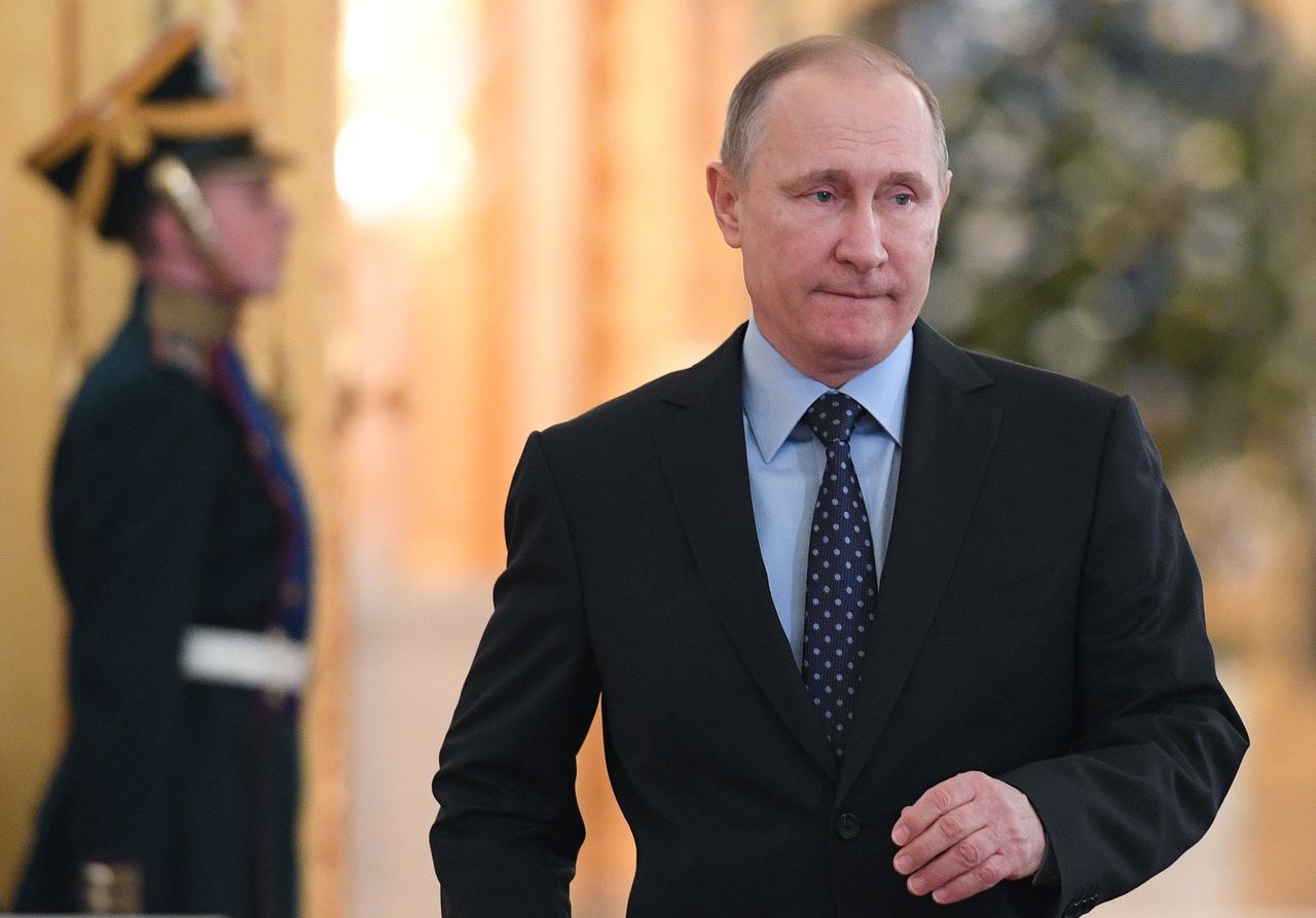 Russian President Vladimir Putin in Moscow