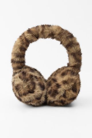 Animal Print Faux Fur Earmuffs