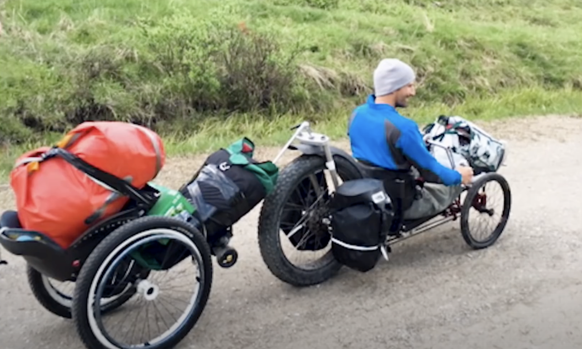 Paralyzed man designs mountain bike so people with disabilities can hit ...