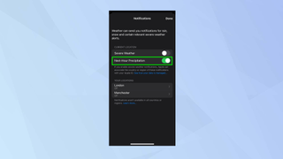 How to set up rain alerts in Apple’s Weather app